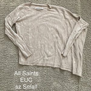 All Saints Wool Sweater size small